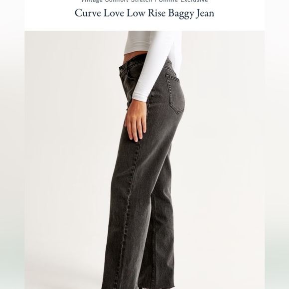 Curve Love High Rise Baggy Jean - Picture 3 of 4